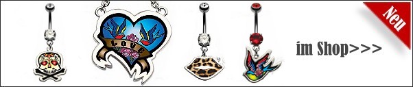 Neue Piercings im Shop