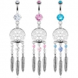 Dreamcatcher-Bauchnabelpiercing