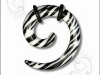 Piercingspirale Zebra