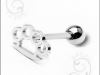 Zungenpiercing Schlagring