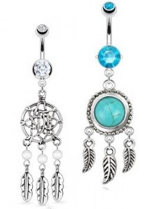 Bauchnabelpiercing Dreamcatcher