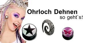 Ohrloch dehnen